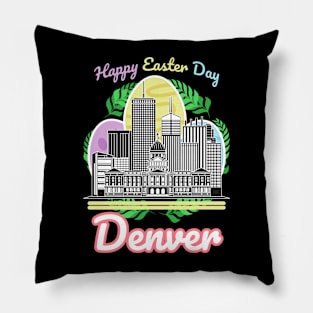 Happy Easter Day Denver Pillow