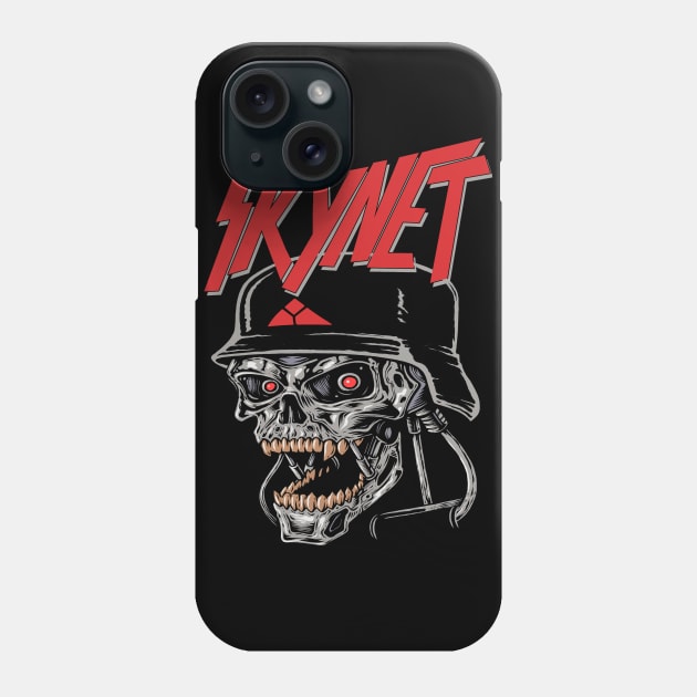 "SKYNET SCREAM" (FRONT AND BACK) Phone Case by joeyjamesartworx