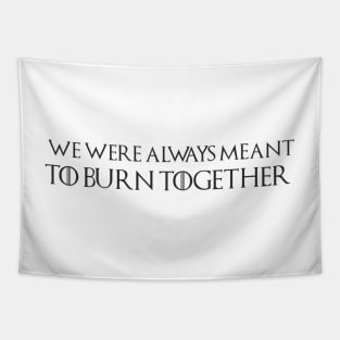 we were always meant to burn together Tapestry