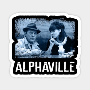 Surreal Cyberpunk Chronicles Alphavilles Classic French New Wave Couture Magnet