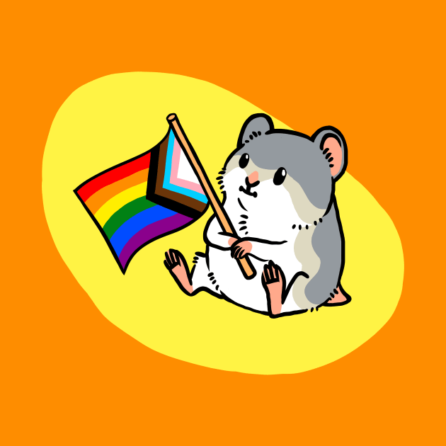 Hamster Pride Progress Flag by Sozki