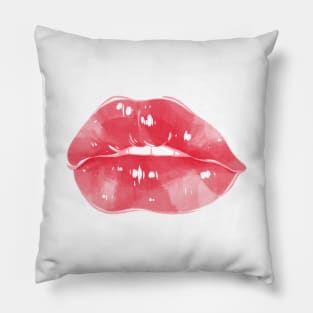 Red Lips Pillow