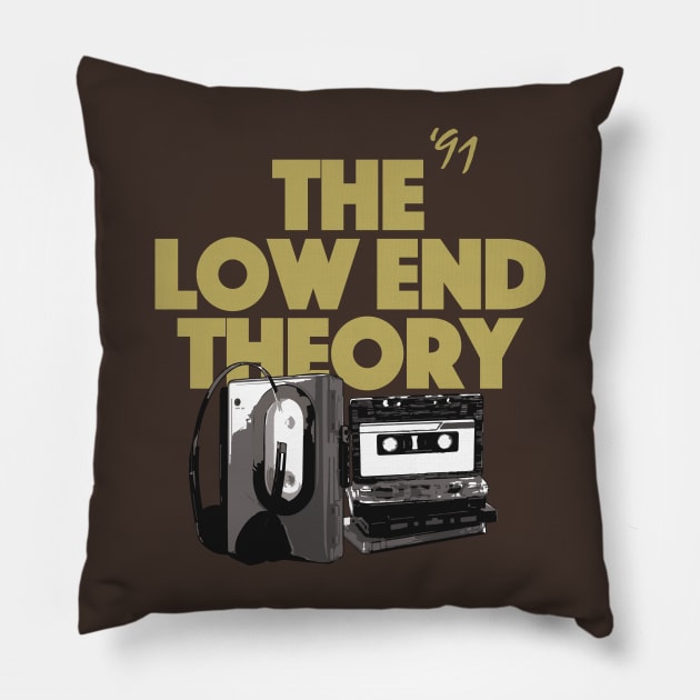 Low End Hip Hop Pillow by funandgames