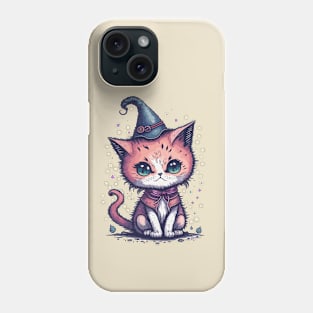 Cute Kawaii Witch Cat Phone Case