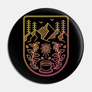 Natural Coffee Pin