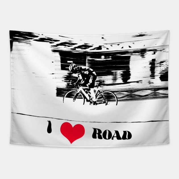 Road Bike Bike Cycling T-Shirt Tapestry by rickylabellevie