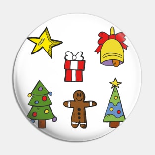 Cute Christmas Decorations Pin