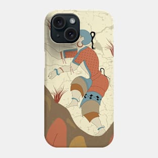 Minoan Saffron Gatherer illustration Phone Case