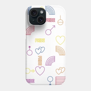 PRIDE PATTERN LGBT COMMUNITY Phone Case