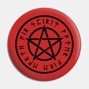 Pentagram Five Elements Pin