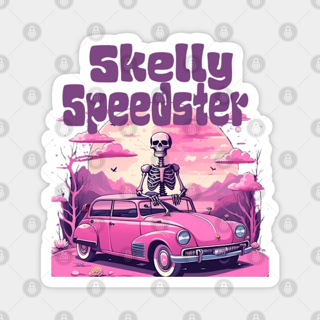 skelly Speedster Magnet by cy4designs 