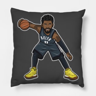 Kyrie Irving Cartoon Style BKLN Pillow