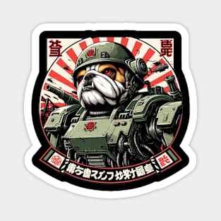 Mecha Bulldog Magnet