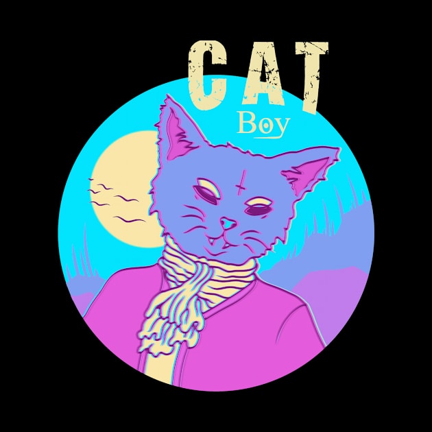 CAT BOY, Band Merchandise, Skate Design, Cat design by Ancient Design