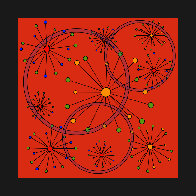 retro 1950s atomic pattern by pauloneill-art