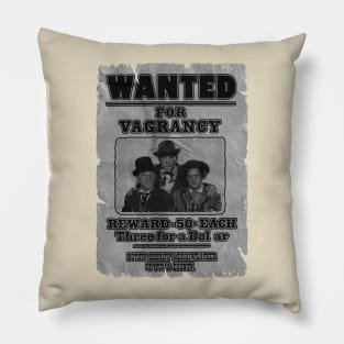 VINTAGE -  WANTED The Three Stooges Pillow