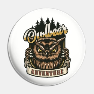 DnD Design Owlbear Adventure Pin