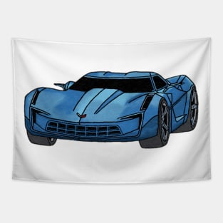 Corvette Stingray Concept Tapestry