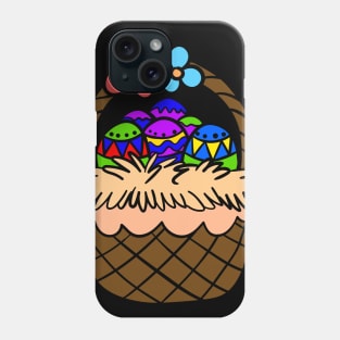 Brown Easter basket Phone Case