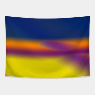 blue yellow pink texture design Tapestry