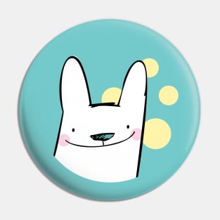 White rabbit Pin