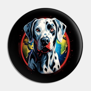 Dalmatian Earth Day Pin