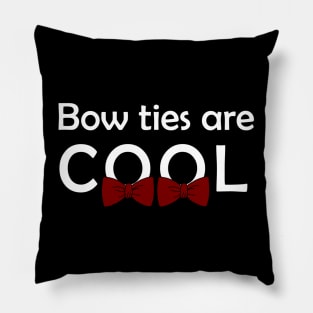 Bow Ties are Cool - Doctor Who Pillow