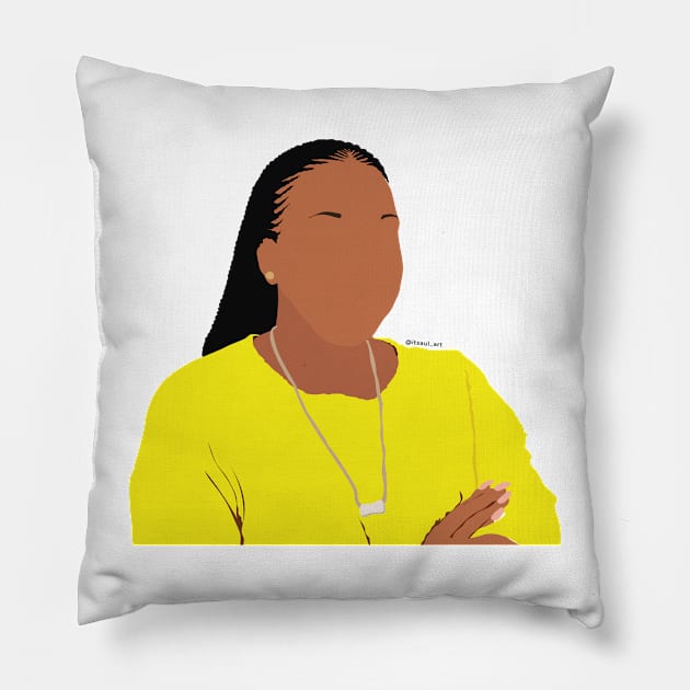 Tarana Burke Pillow by itsaulart