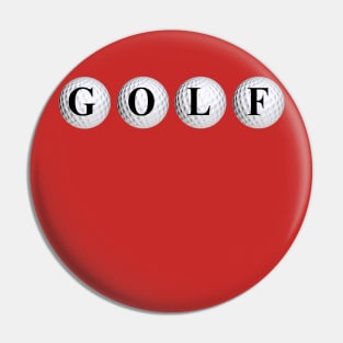 Golf Balls Pin