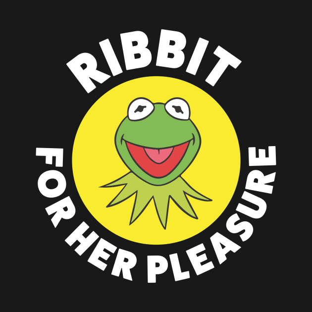 Ribbit ... For Her Pleasure (White) by jdefalco@gmail.com