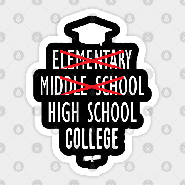 High School College Graduation Gift Senior 2020 Senior 2020 Gift Idea Sticker Teepublic