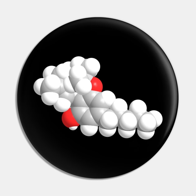 THC Molecule Chemistry Pin by ChemECool