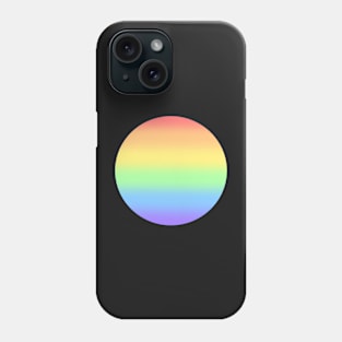 Cute pastel circle sticker Phone Case