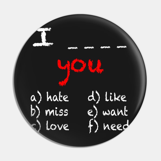 I Hate That I Love You Pin by hollygiga