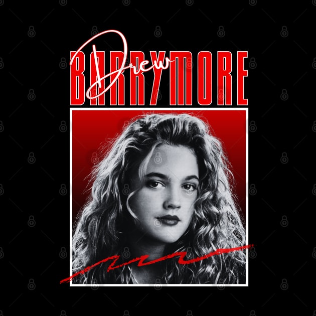 Drew barrymore///original retro by DetikWaktu