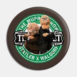 Statler and Waldorf 1975  Vintage Pin