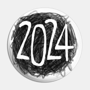 New Year 2024 Pin