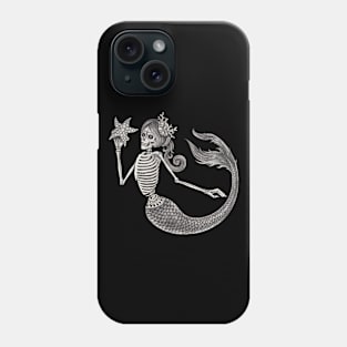 Mermaid skull. Phone Case