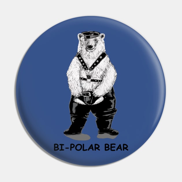 Bi-polar bear Pin by rlnielsen4