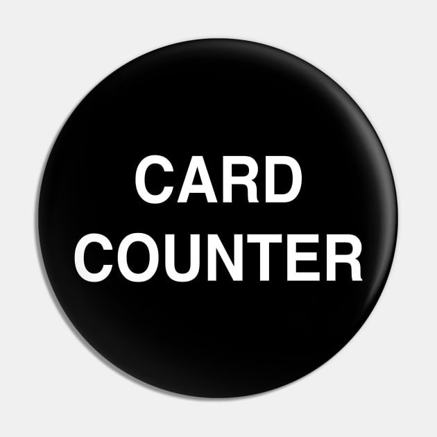 Card Counter Pin by StickSicky