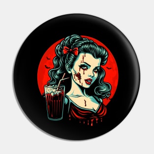 Vampire Pin-up lady No.1 Pin