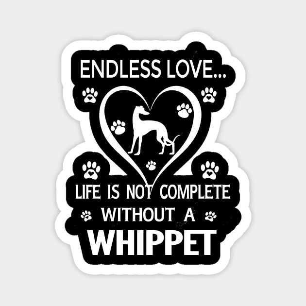 Whippet Lovers Magnet by bienvaem