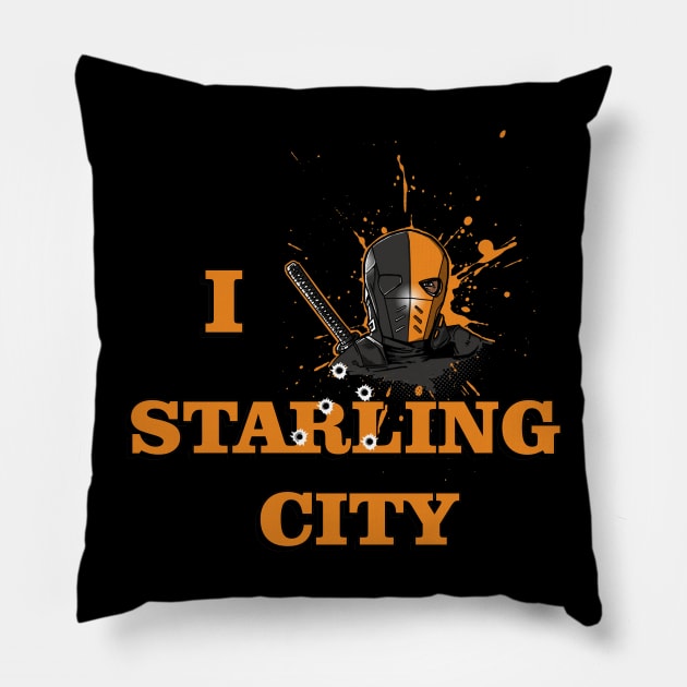 Starling City Love Pillow by AndreusD