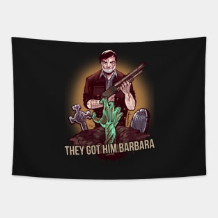 They got him Barbara Tapestry