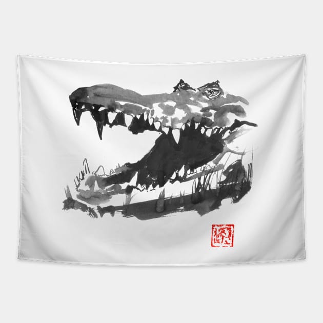 crocodile Tapestry by pechane