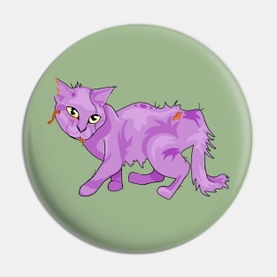 Zombie Cat Pin