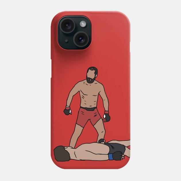 Jorge Masvidal KO's Ben Askren Phone Case by rattraptees