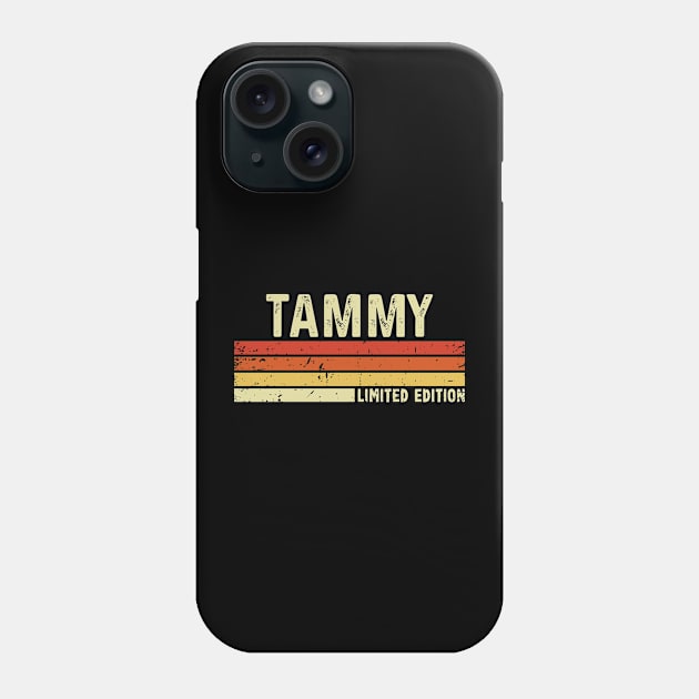 Tammy Name Vintage Retro Limited Edition Gift Phone Case by CoolDesignsDz