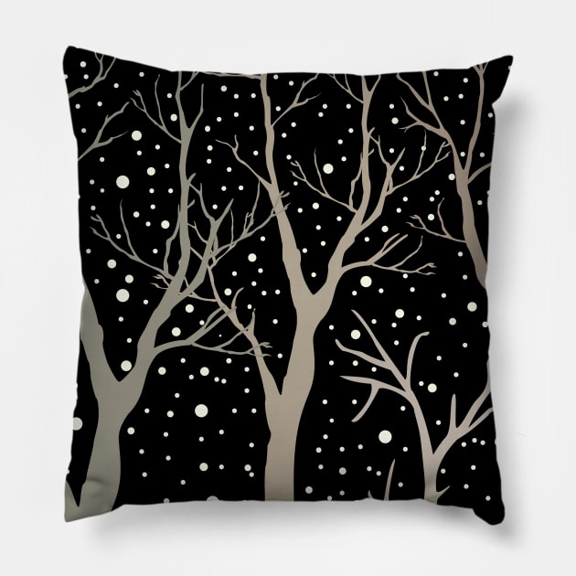 Trees Pillow by Kristina Stellar Scandinavian Land
