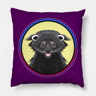 Binturong Circle Pillow